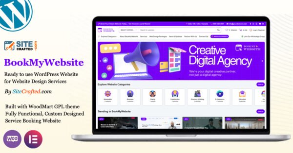 Web Design Service Booking Website