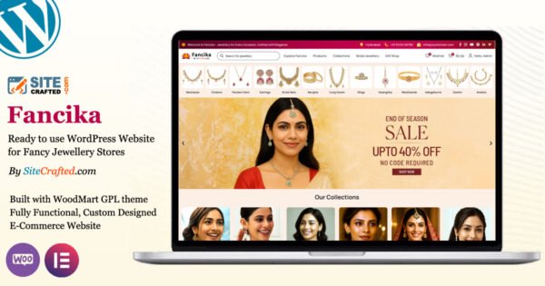 Fancy Jewellery Store Website