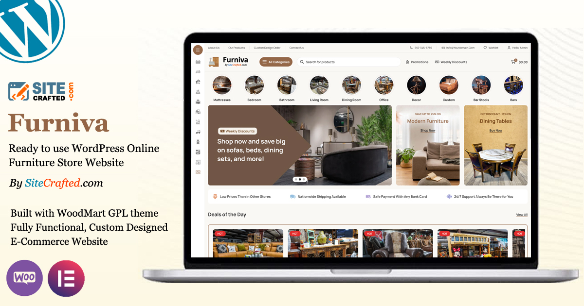 Online Furniture Store Website