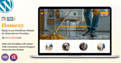 One Page Home Services Website