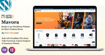 Men’s Fashion Store Website