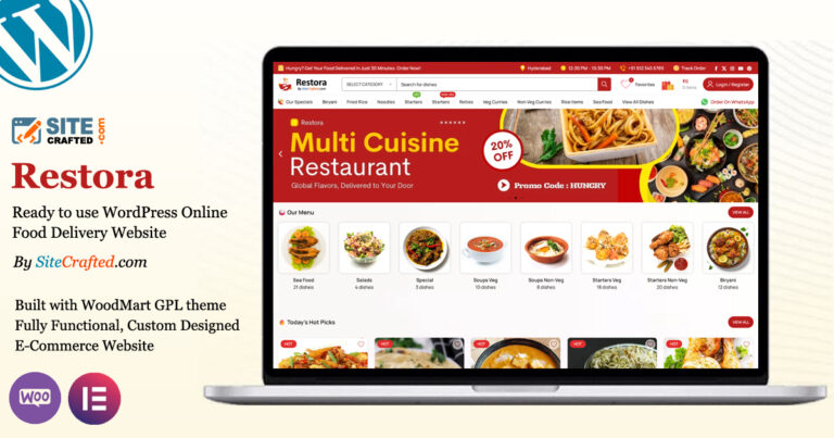 Online Food Delivery Website