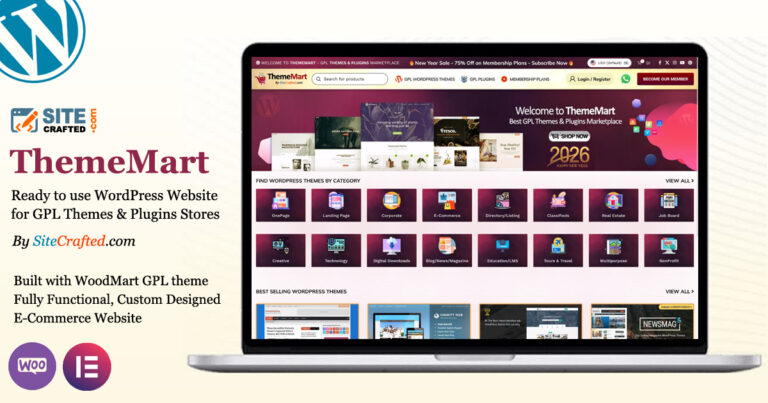 GPL Themes & Plugins Marketplace