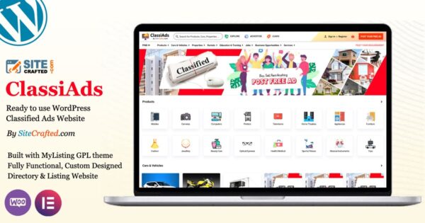 ClassiAds-Ready-to-use-WordPress-Classified-Ads-Website-by-SiteCrafted-1.jpg Classified Listing Website