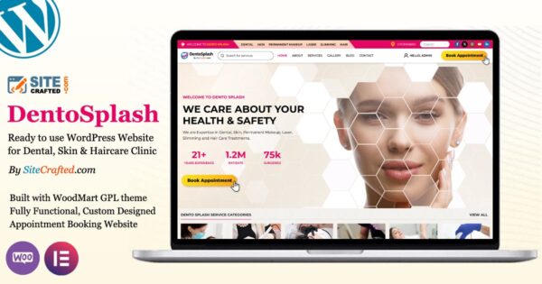 Dentosplash-Ready-to-use-WordPress-Website-for-Dental-Skin-Haircare-Clinics-SiteCrafted-1.jpg Dental Skin Hair Care Clinic Website